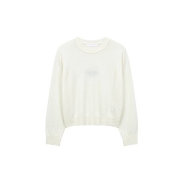 VOV 보브 백 레터링 이지 울 니트 7114150101