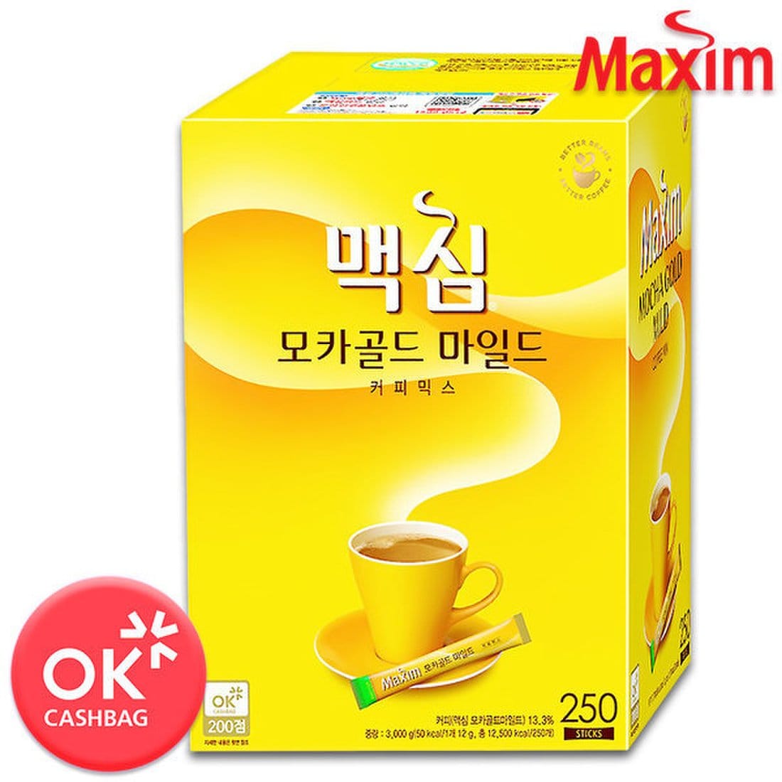 맥심] 모카골드 마일드 커피믹스 250T /믹스커피/대용량, 신세계적 쇼핑포털 Ssg.Com