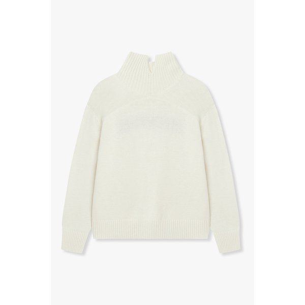 [리오더] 레터링 디테일 하이넥 니트 풀오버 7126150100206