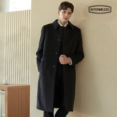 인터메조 24FW 캐시미어 울 블렌디드 발마칸 다운 코트