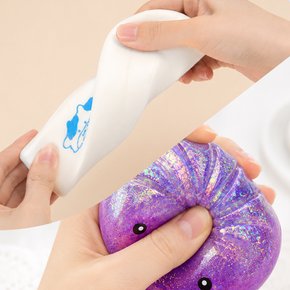 제주목장 우유 스퀴시 진주펄 만두 말랑이 우유팩 반짝이 장난감 주물럭 귀여운 피젯토이 밀크