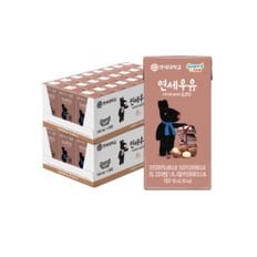 연세우유 마카다미아 초코 우유 190ml 48팩