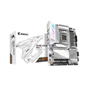 GIGABYTE X670E AORUS PRO X AMD Ryzen 7000 Socket AM5 DDR5 ATX MB6509 시리즈 프로세서 대응