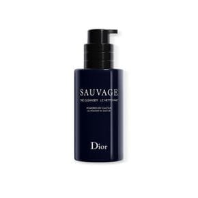 디올 DIOR 소바주 맨케어 페이스reiniger Schwarze Kohle 앤 Kaktus 클렌징크림