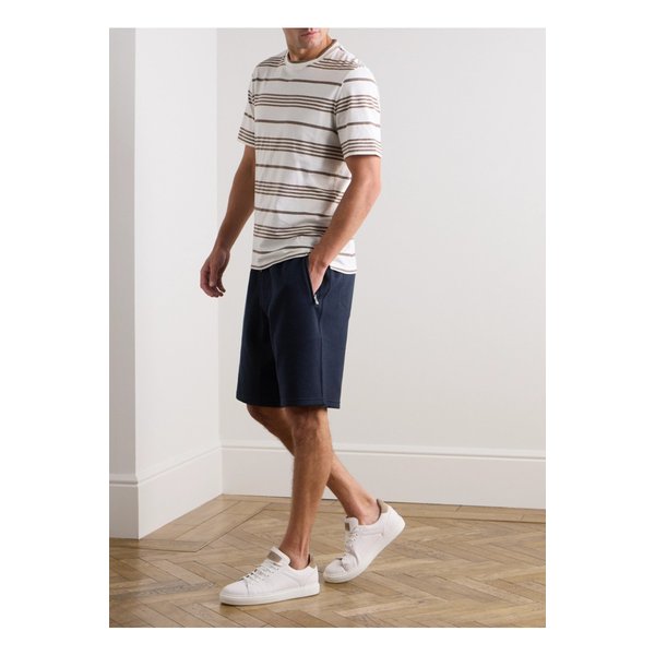 브루넬로쿠치넬리 코튼 블렌드 저지 드로우스트링 쇼츠 1647597341958434