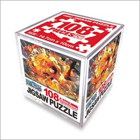 원피스 직소퍼즐 108PCS 미니 CUBE 불굴의 투지