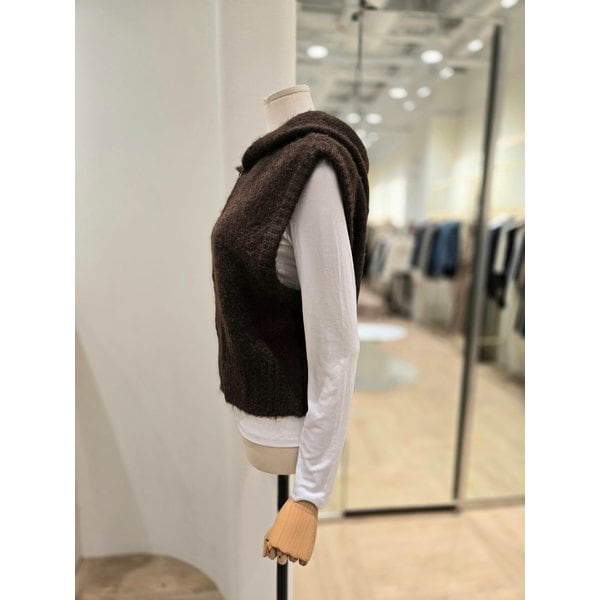 [부산점] 울브렌디드 후드집업 니트 베스트(PQ4KV062)Q