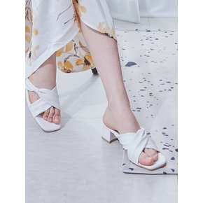 4cm 크로스 리본 뮬 슬리퍼 다프네(CW0041)