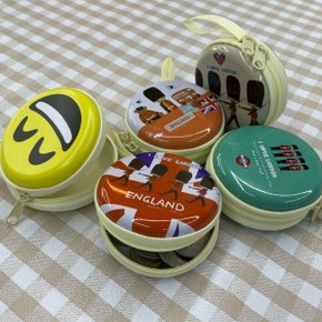 원형 동전지갑 미니 파우치