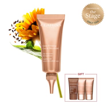 클라랑스 [단독세트/더스테이지] 클라랑스 엑스트라 퍼밍 넥 크림 75ml 세트(+디럭스 3종)