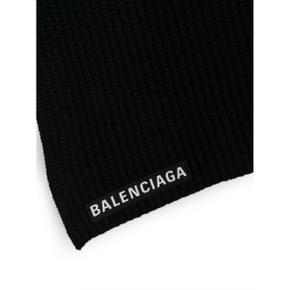 24 FW Balenciaga 로고 패치 울 스카프 773601T1684 TP429443407