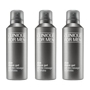 Clinique 크리니크 포 맨 알로에 쉐이브 젤 125ml 3개