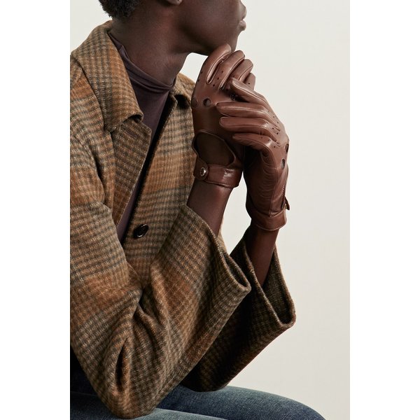 아니엘 로즈 컷아웃 가죽 장갑 46376663162886533