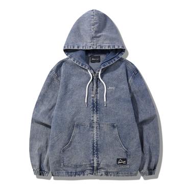 지프 [국내백화점전용] 지프 25년S/S 신상품 (공용) 데님 스트링 후드집업 JQ1JKU701