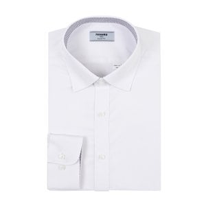 레노마 [슬림핏]구김없고 착용감이 편한   뱀브스판트윌  흰색긴팔셔츠( RZRSL0103-WH)