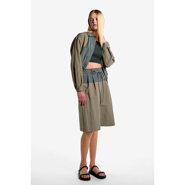 여 컬러 블록 버뮤다 팬츠 J916203506011