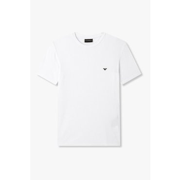 EMPORIO ARMANI 남성 크루넥 숏 슬리브 라운지 티셔츠(0815114018)