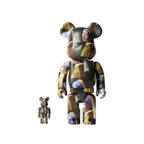 400%+100% BEARBRICK JOHANNES VERMEER「GIRL WITH A PEARL EARRING」