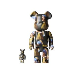 킨키로봇 400%+100% BEARBRICK JOHANNES VERMEER「GIRL WITH A PEARL EARRING」