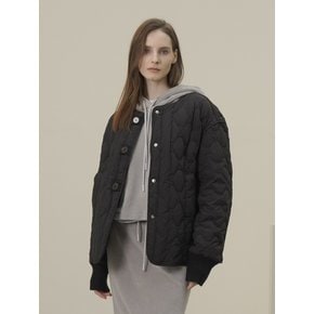 Quilted Down Jacket _Black