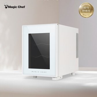 매직쉐프 와인셀러 화이트에디션 6병 미니 와인냉장고 와인거치대 저소음 반도체 MEW-6DW