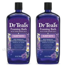 [1+1]닥터틸즈 포밍바스 슬립 라벤더 에센셜 오일 1000ml DR TEAL`S FOAMING BATH