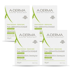 A-DERMA 아더마 더머털라지컬 클렌징 바 클렌징비누 민감 피부용 100g 4게