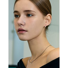 [진주귀걸이 2종 증정][모이사나이트] Moissanite round hook earring