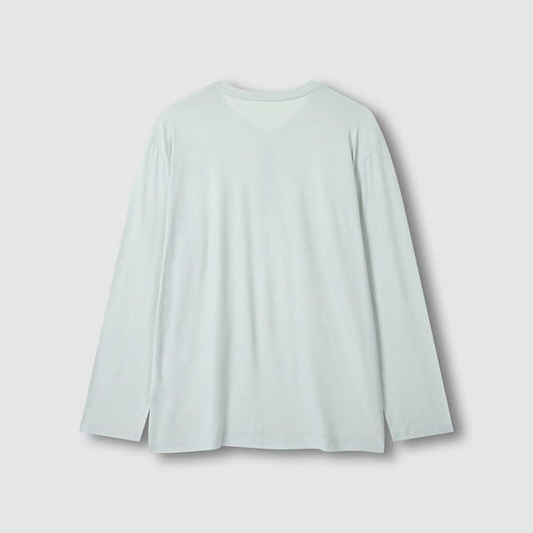 남 피치스킨 긴팔 파자마 티셔츠 J2069011270BA