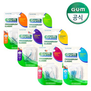 SUNSTAR GUM GUM 검 605 향균 치과 치간칫솔 리필(8p)