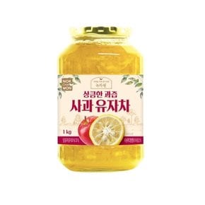 상큼한 사과과즙 유자차 1kg