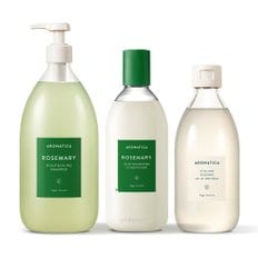 로즈마리 스칼프 스케일링 샴푸 1000ml + 컨디셔너 400ml + 올인원 워시 300ml