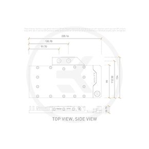 EKWB EK-Quantum Vector RE RTX 3080/3090 GPU 워터 블록 리비전2 구리/아세탈