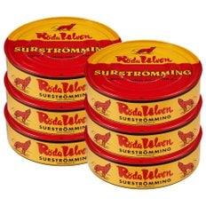  Roda Ulven 뢰다 울벤 수르스트뢰밍 삭힌 청어 300g 6개 Surstromming