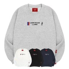 3M 봉쥬르라모 맨투맨 남녀공용 빅사이즈 S~4XL