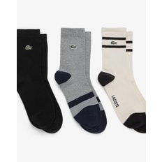 라코스테 (남성) 남성용 캐주얼 번들 양말 RA125B-55G