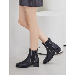 Marble Chelsea Boots_Black