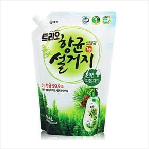 애경 트리오 항균설거지 피톤치드 1.2L 리필 x 3개