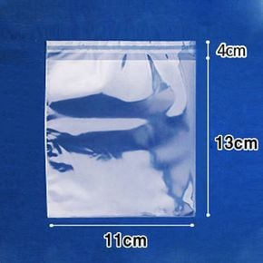OPP 투명비닐 11X13+4cm 접착식OPP비닐 포장봉투 1장