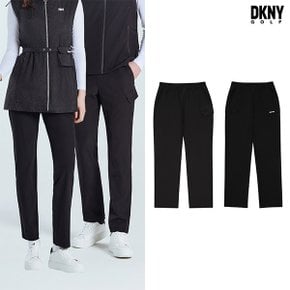 [DKNY GOLF] 우븐팬츠 남녀 블랙 A