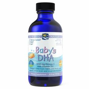 [해외직구]Nordic Naturals Omega Baby’s DHA 노르딕 네츄럴스 베이비 DHA 오메가3 무향 1050mg 4oz(119ml)