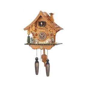 독일 뻐꾸기 시계 괘종시계 쿼츠Cuckoo Clock 블랙 forest house with music incl. batteries TU