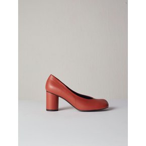 Luna Pumps Leather Brick