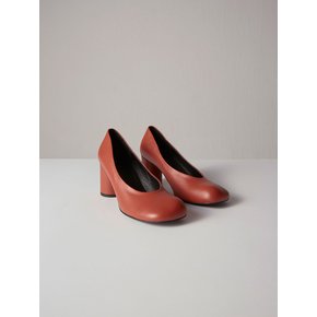 Luna Pumps Leather Brick