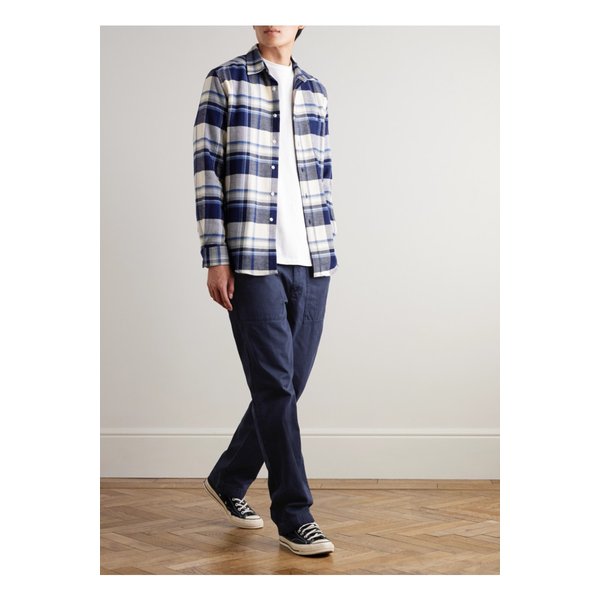 하트퍼드 페티그 스트레이트 가먼트 다이 헤링본 코튼 개버딘 팬츠 46376663162884290