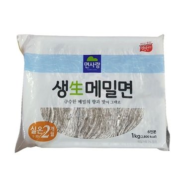  면사랑 생메밀면 전문점용 1KGX10EA) (WE594E5)