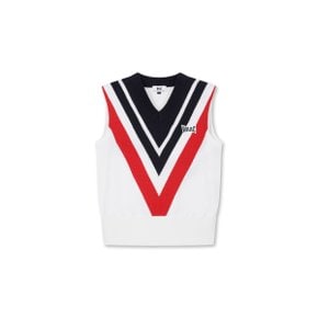 Women Paris Team Korea V-neck Knit Vest_WWWAM24550WHX