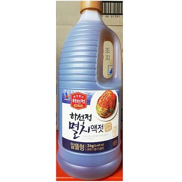 제이큐 조미료 식당 식자재 양념 재료 하선정 멸치액젓  3kg