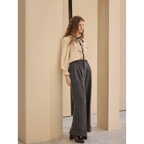 Wide Leg Roll-Up Pants