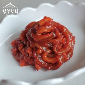 국내산 오징어젓 500g 양념 오징어 젓갈 반찬